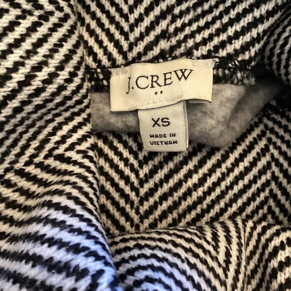J.Crew Womens Sweatshirt Size XS Xsmall Long Sleeve Funnel Neck Herringbone‎ - Picture 9 of 10